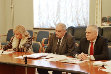 12.02.19 Рабочая встреча руководства МИМРД МПА СНГ с директорами филиалов Института