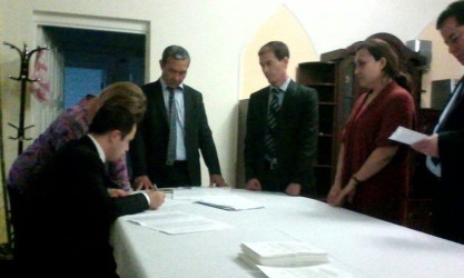 22 мая 2016 года - Мониторинг проведения референда в Посольстве Таджикистана в Бишкеке 