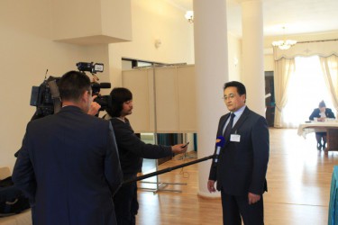 20 марта 2016 года - Мониторинг парламентских выборов в Казахстане в Посольстве Казахстана в Бишкеке