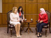 Прошла встреча Председателя Совета МПА СНГ со спикером Парламента Республики Сингапур