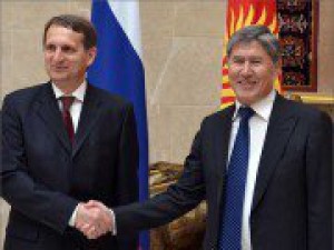 Алмазбек Атамбаев и Сергей Нарышкин обсудили вопросы стратегического партнерства