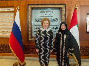 Прошла встреча Председателя Совета МПА СНГ с Председателем Федерального национального совета Объединенных Арабских Эмиратов