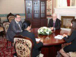 Генеральный Секретарь МПА СНГ Алексей Сергеев провел ряд встреч с участниками заседаний постоянных комиссий МПА СНГ