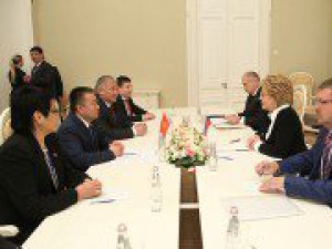 Председатель Совета МПА СНГ Валентина Матвиенко провела ряд встреч «на полях» весенней сессии МПА СНГ