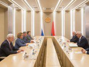 Председатель Совета МПА СНГ Валентина Матвиенко встретилась с Председателем Совета Республики Национального собрания Республики Беларусь Михаилом Мясниковичем Председатель Совета МПА СНГ Валентина Матвиенко встретилась с Председателем Совета Республики Национального собрания Республики Беларусь Михаилом Мясниковичем