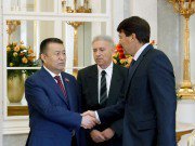 Торага Жогорку Кенеша Чыныбай Турсунбеков встретился с Президентом Венгрии Яношом Адер
