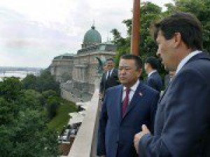 Торага Жогорку Кенеша Чыныбай Турсунбеков встретился с Председателем венгерского парламента Ласло Кёвер