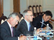 Члены депутатской группы дружбы Жогорку Кенеша по сотрудничеству с Великобританией встретились с директором Департамента стран Восточной Европы и ЦА МИД Великобритании М.Тэтэмом