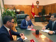 Торага Жогорку Кенеша Ч.Турсунбеков принял Генсекретаря ТюркПА Ж.Асанова