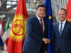 Президент Сооронбай Жээнбеков находится с визитом в Брюсселе
