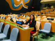 Вице-премьер-министр Кыргызской Республики Алтынай Омурбекова выступила с докладом на сессии Комиссии ООН по положению женщин