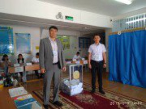 Директор Бишкекского филиала МИМРД Мурсабеков И.М. и заместитель директора Абдуллаев А.А приняли участие в выборах Президента Республики Казахстан в качестве международных наблюдателей миссии МПА СНГ