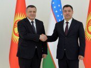 Президент Садыр Жапаров встретился со Спикером Законодательной палаты Олий Мажлиса Узбекистана Нурдинжоном Исмоиловым