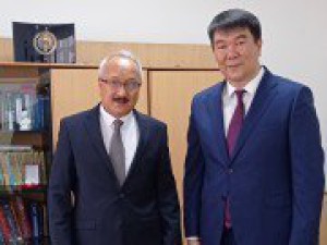 Директор Бишкекского филиала МИМРД МПА СНГ Мурсабеков И.М. посетил БГУ им. К. Карасаева и КНУ им. Ж. Баласагына 