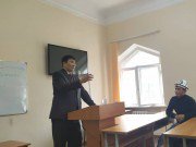 Исламбек Мурсабеков выступил с гостевой лекцией в КНУ им. Ж. Баласагына на тему: 