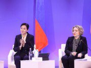 Женщины-парламентарии России и Кыргызстана усиливают взаимодействие на международных площадках Женщины-парламентарии России и Кыргызстана усиливают взаимодействие на международных площадках