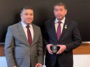 Встреча нового директора БФ МИМРД МПА СНГ и ректора КНУ имени Ж. Баласагына