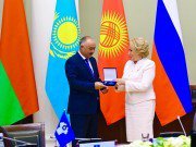 Торага Нурланбек Шакиев награжден медалью МПА СНГ Торага Нурланбек Шакиев награжден медалью МПА СНГ