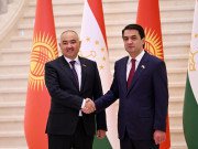 Торага Нурланбек Тургунбек уулу встретился с Председателем Национального совета Высшего собрания Таджикистана Рустамом Эмомали Торага Нурланбек Тургунбек уулу встретился с Председателем Национального совета Высшего собрания Таджикистана Рустамом Эмомали