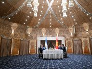 Торага Нурланбек Тургунбек уулу встретился с Председателем Сената Олий Мажлиса Узбекистана Танзилой Нарбаевой Торага Нурланбек Тургунбек уулу встретился с Председателем Сената Олий Мажлиса Узбекистана Танзилой Нарбаевой