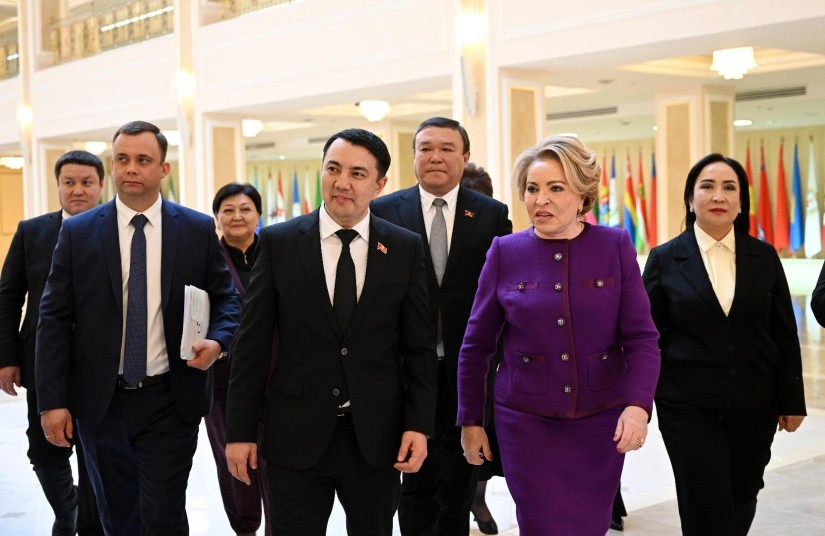 Торага Жогорку Кенеша Марлен Маматалиев встретился с Председателем Совета Федерации Российской Федерации Валентиной Матвиенко 